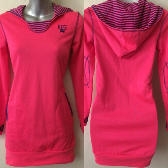 NIKE Dri-Fit Sporty-Chic Soft Fleece Sweater Dress - Picture 5 of 5